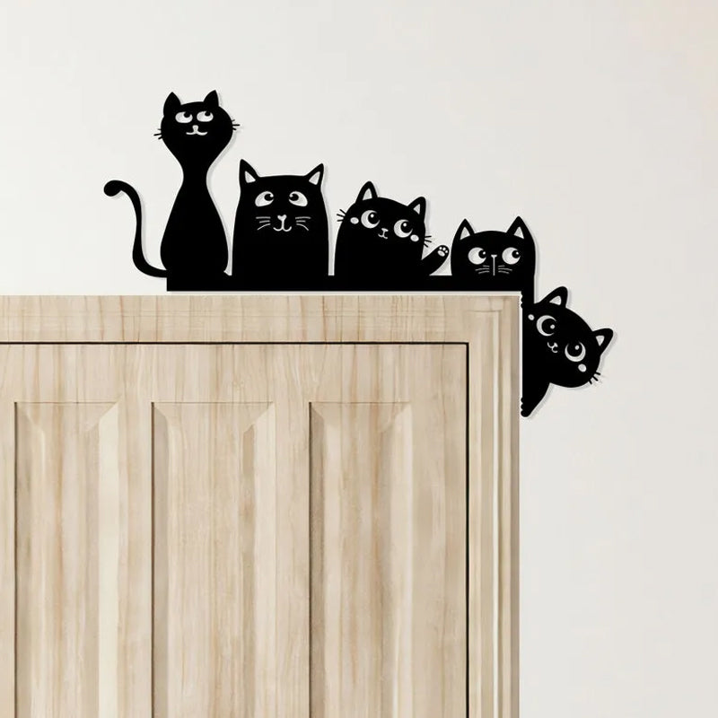 Adorable Cat Door Topper