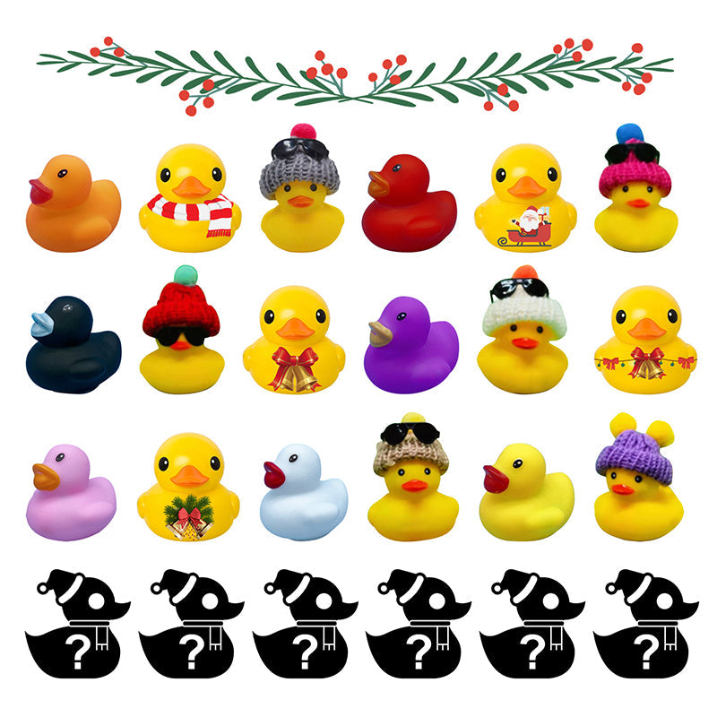 Advent Calendar 2024 - 24 Rubber Ducks for Kids