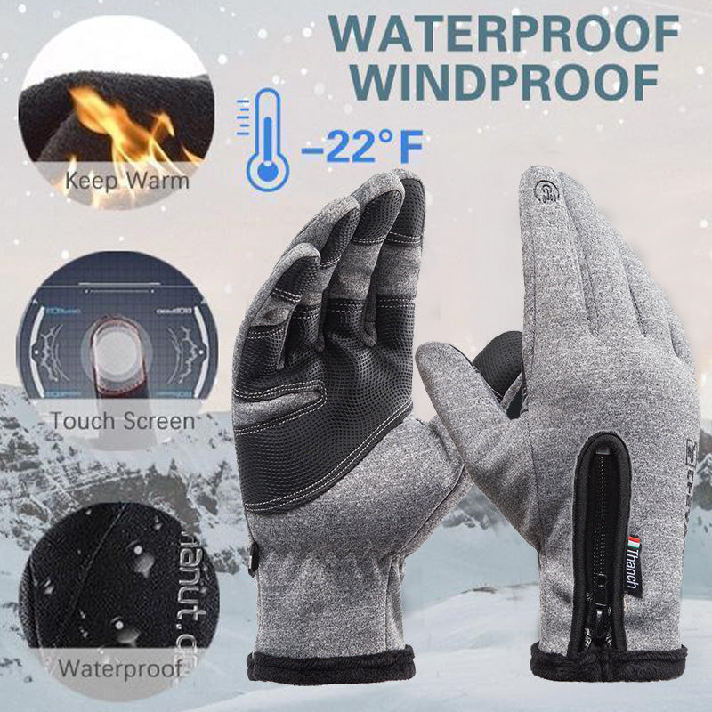 Unisex Winter Warm Waterproof Touch Screen Gloves