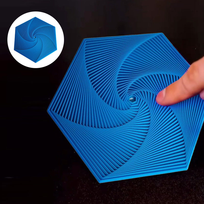 3D-Printed Fractal Fidget Hexagon