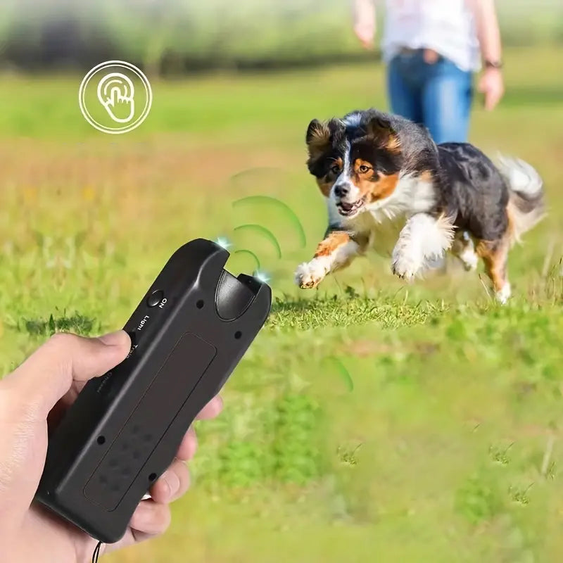 Handheld Bark Control Luminous Ultrasonic Animal Repeller