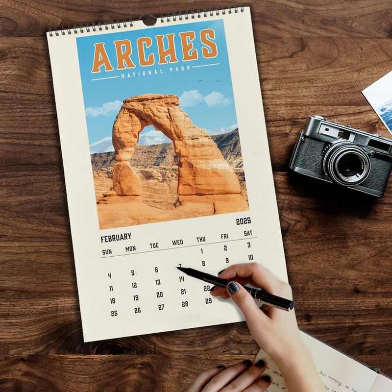 National Parks 2025 Wall Calendar