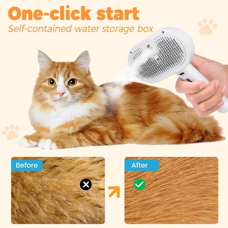 Sunnook 3 in 1 Spray Cat Brush