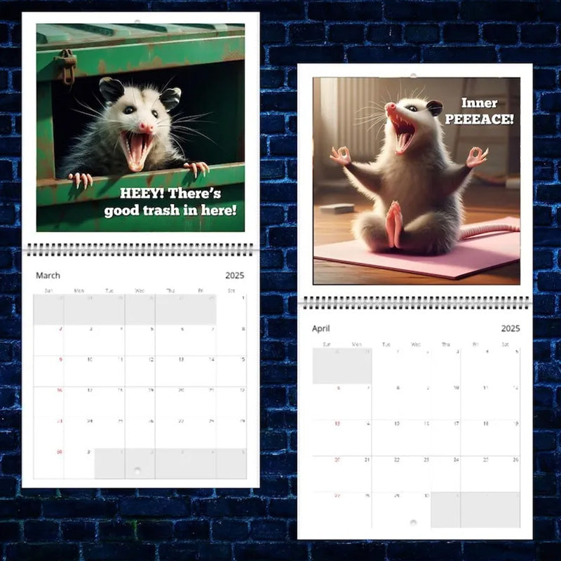 2025 Screaming Possums Calendar