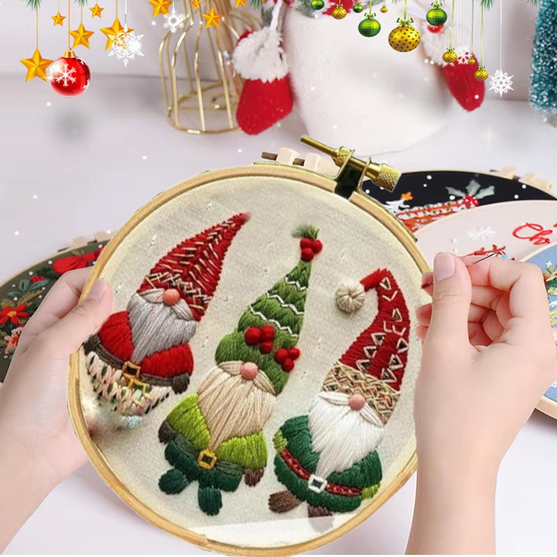 Christmas embroidery material pack