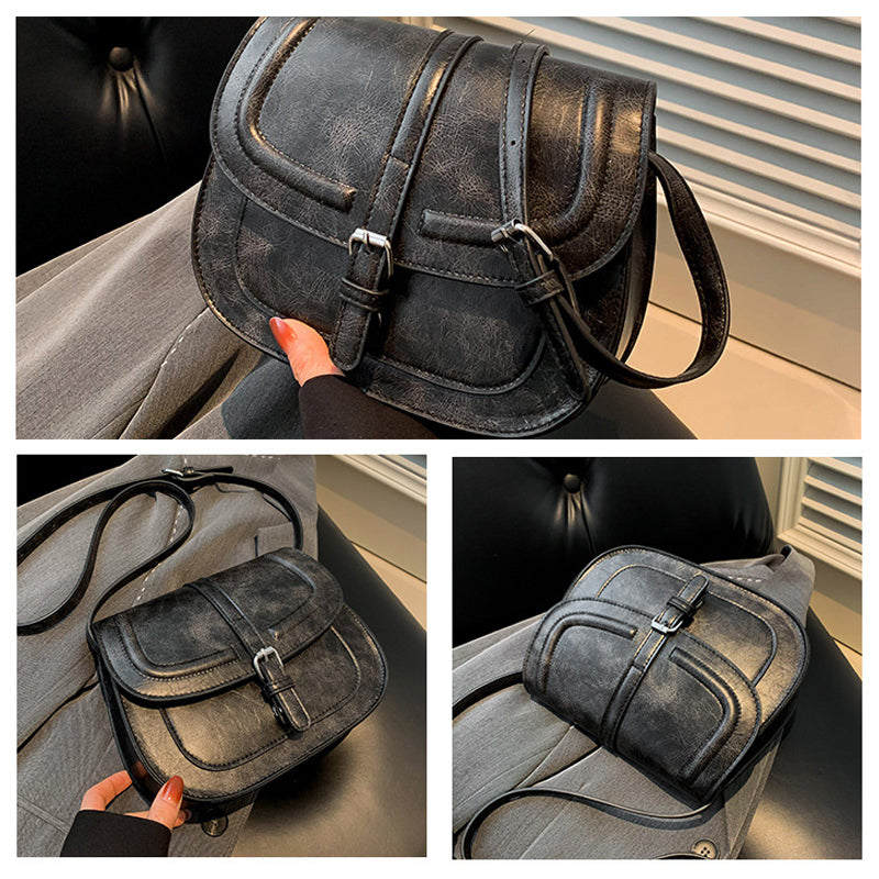 Retro Saddle Crossbody Bag