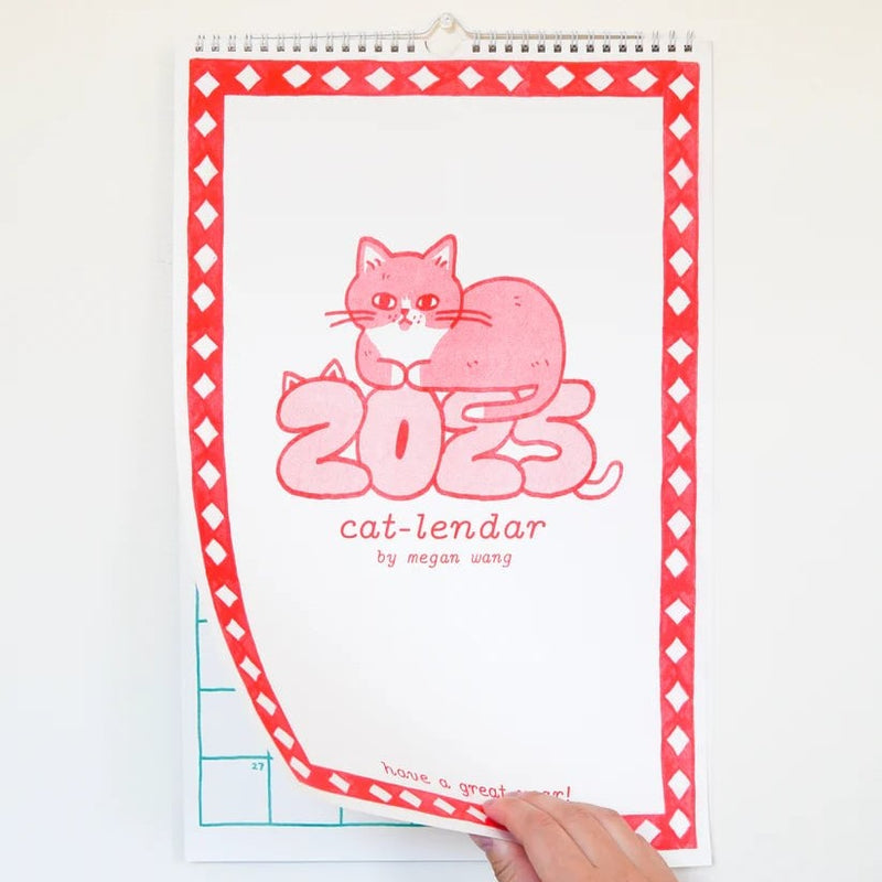 2025 Risograph Cat Calendar