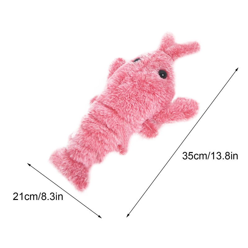 Electric Plush Jumping Shrimp