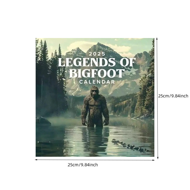 2025 Legends Of Bigfoot Calendar