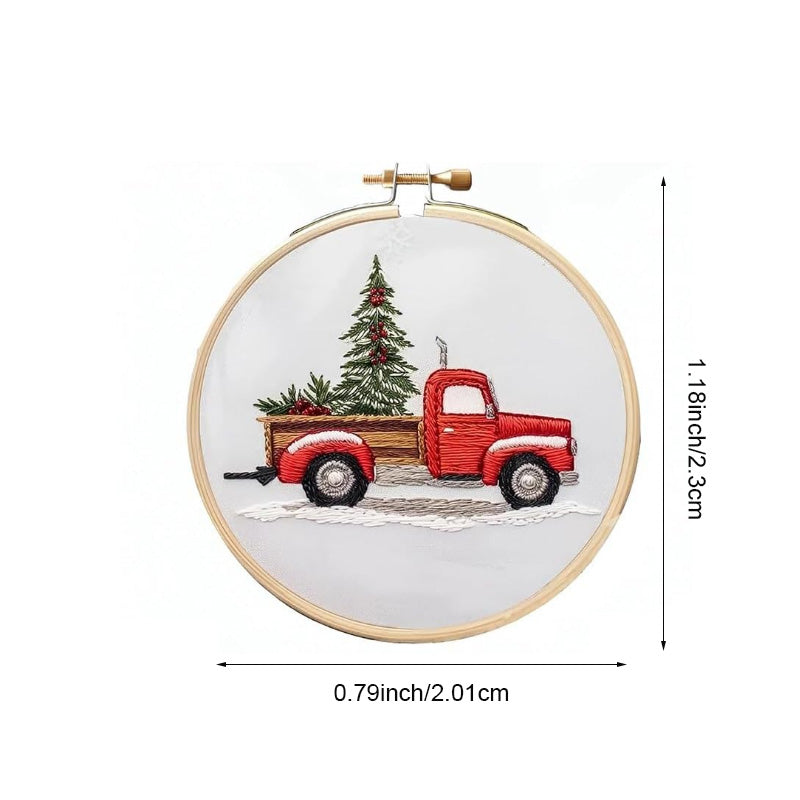 Christmas embroidery material pack