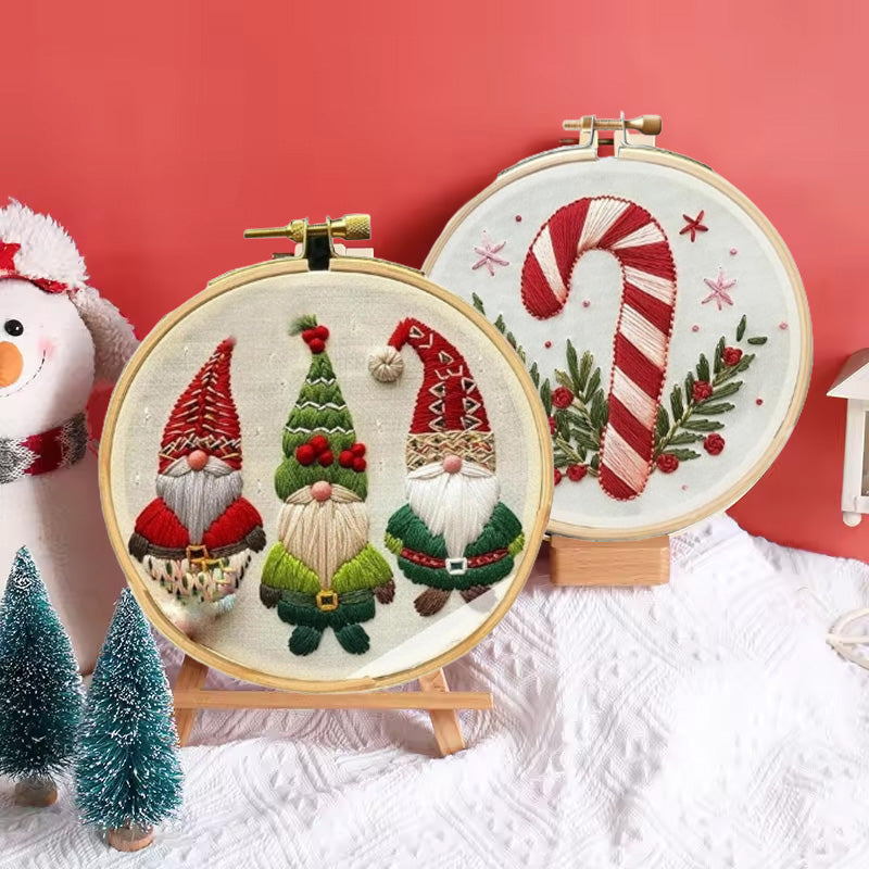 Christmas embroidery material pack