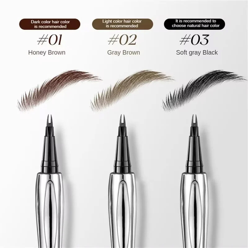 Micro-Fork Tip Long-lasting Waterproof Brows Pencil