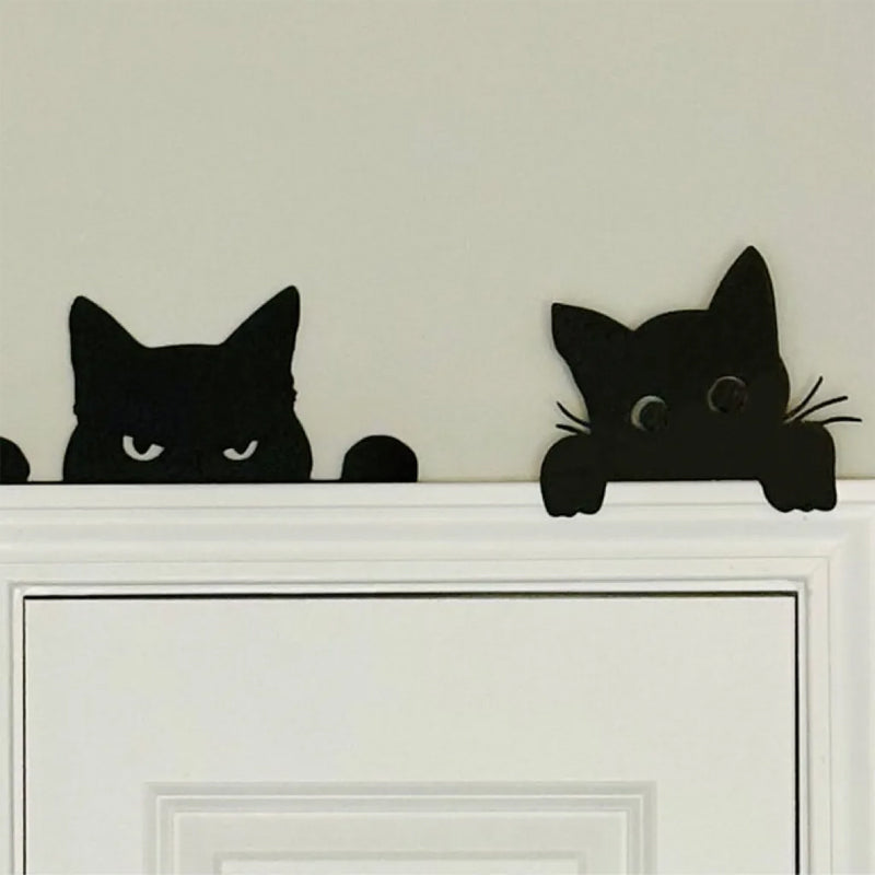 Adorable Cat Door Topper