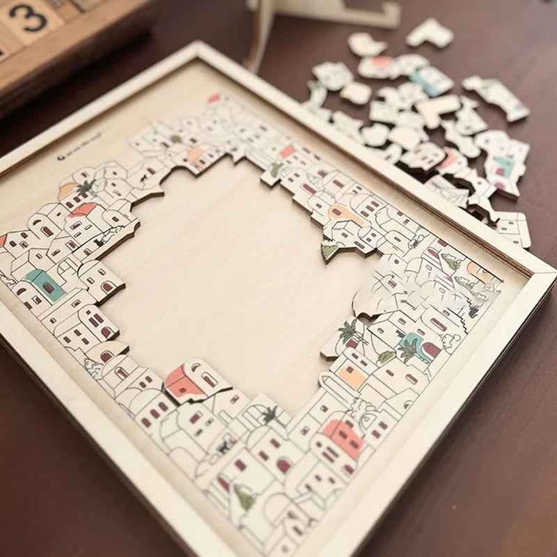 100 House Shaped Jigsaw Puzzles