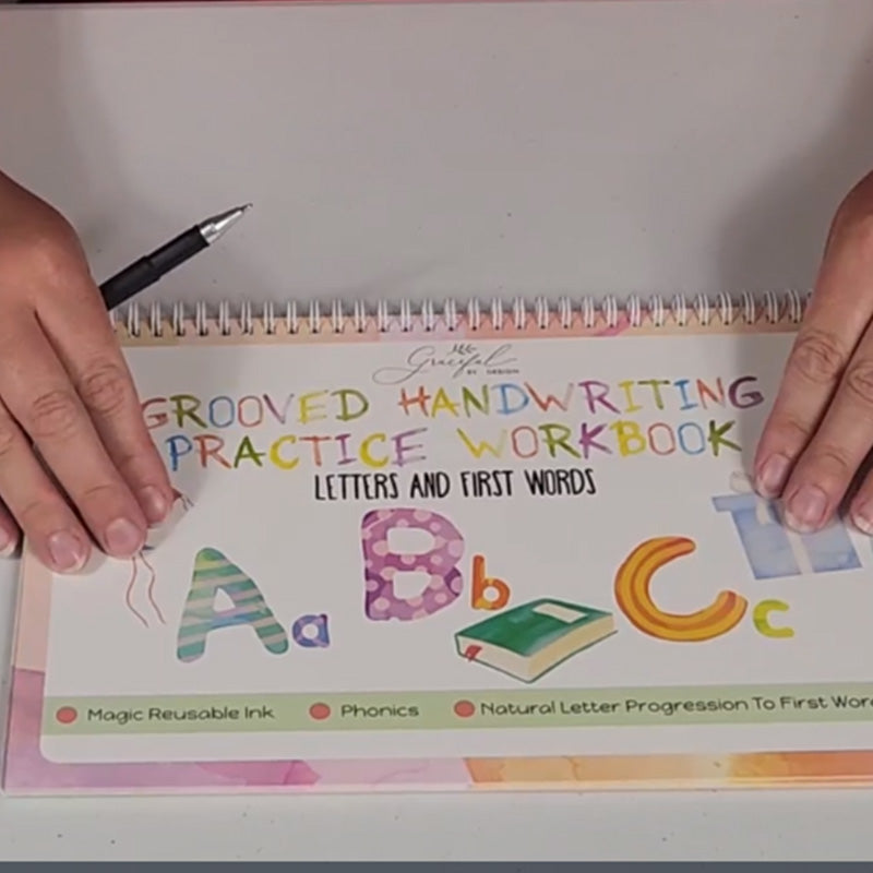 Reusable Grooved Handwriting Workbooks