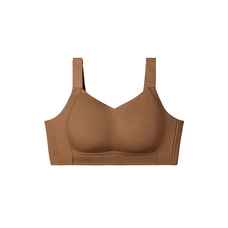 Anti-sagging large breast support bra