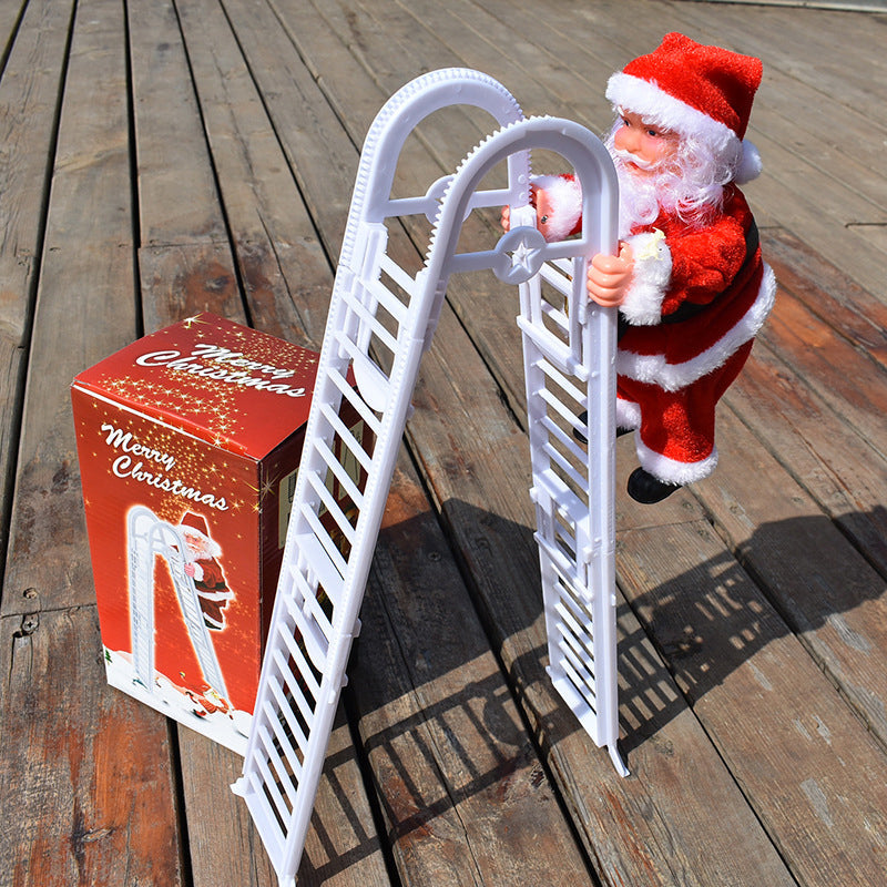 Electric Climbing Santa