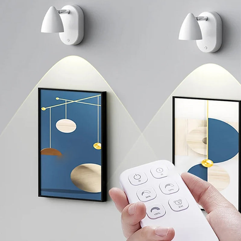 LED Battery Wall Lamp with Remote Control