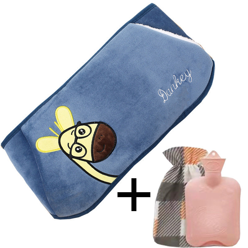 Plush Refillable Hot Water Bottle Belt