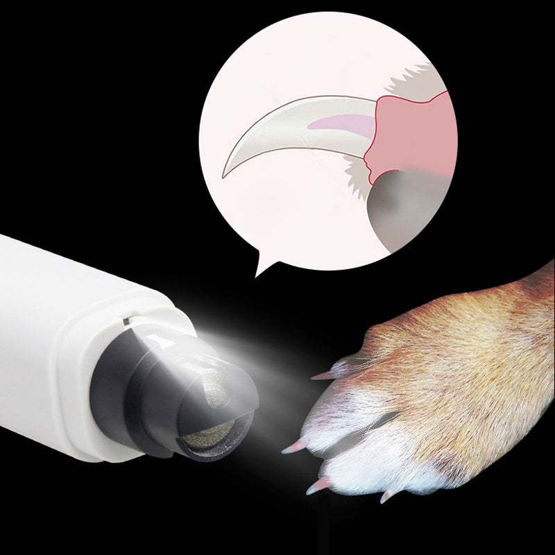 LED Light Pet Electric Nail Grinder