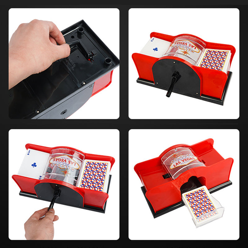 Hand-Cranked Poker Shuffler