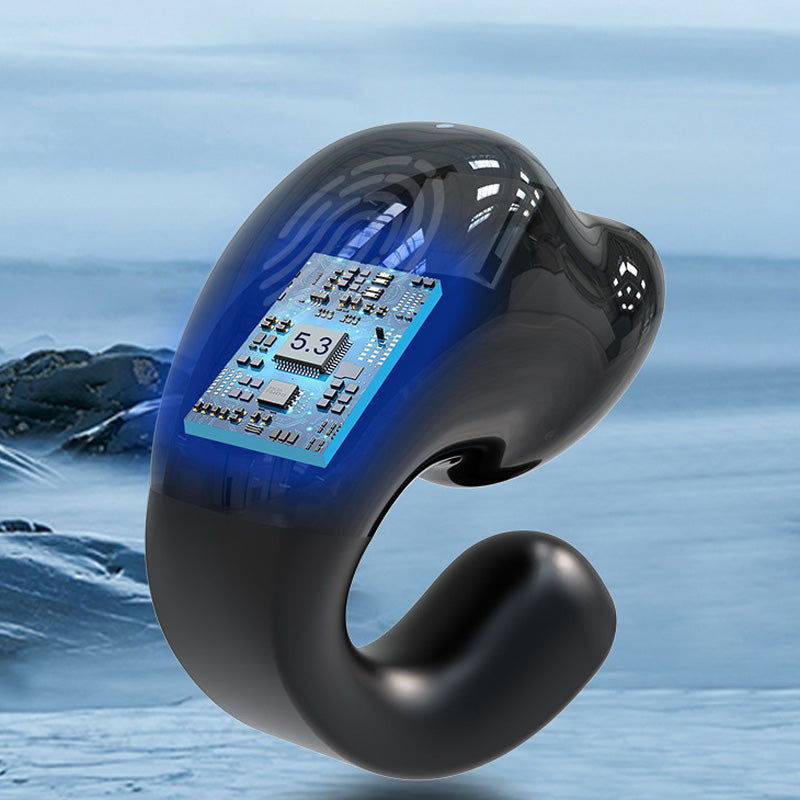 Single Waterproof Wireless Sports Earbud With Mic