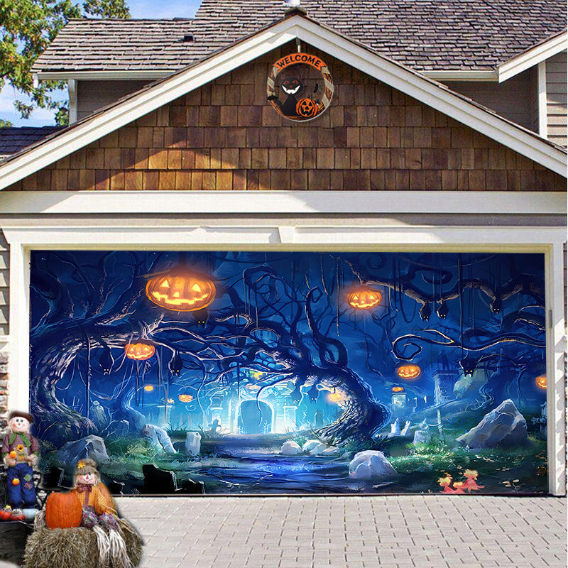 Halloween 2024 Garage Door Decoration