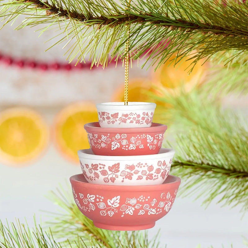 Christmas Resin Mixing Bowl Pendant