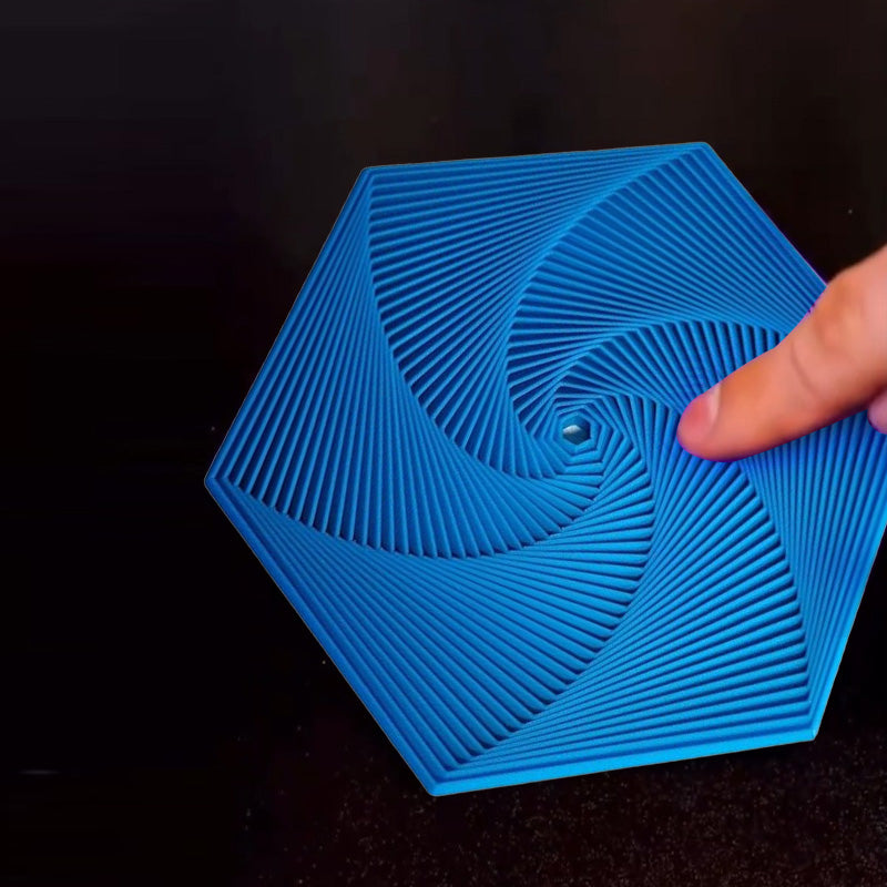 3D-Printed Fractal Fidget Hexagon