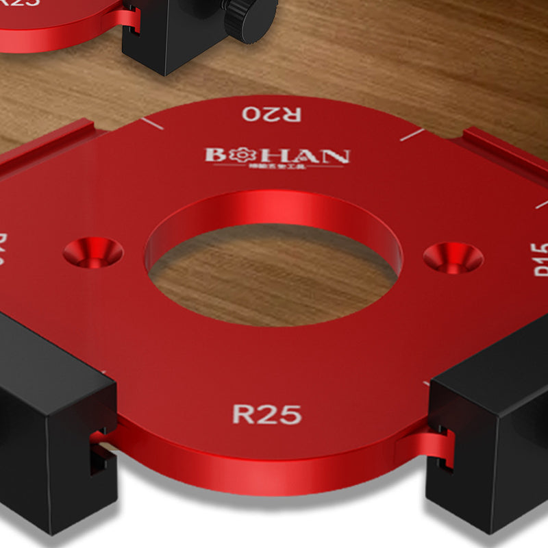 Trimmer Cutting R Angle Arc Template