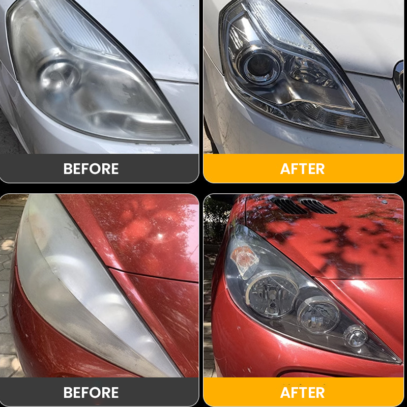 Car headlight repair fluid