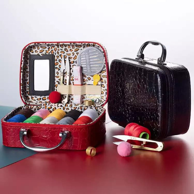 Household sewing box set mini suitcase