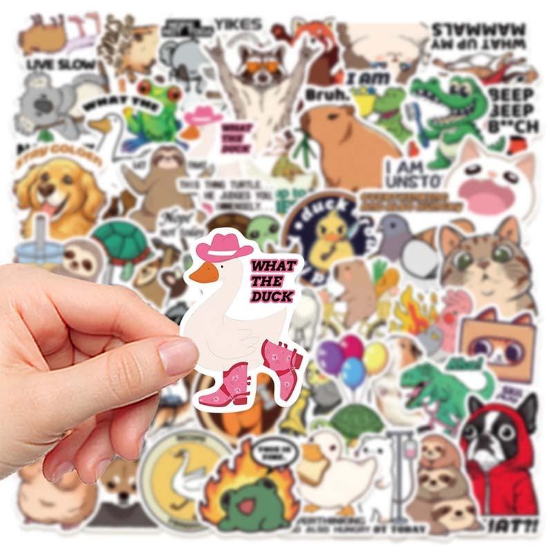 50 Funny Animal stickers