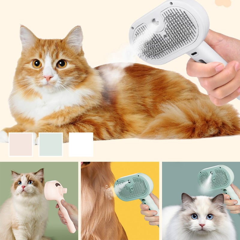 Sunnook 3 in 1 Spray Cat Brush