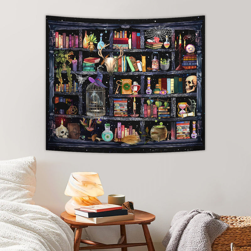 Skeleton Horror Halloween Tapestry