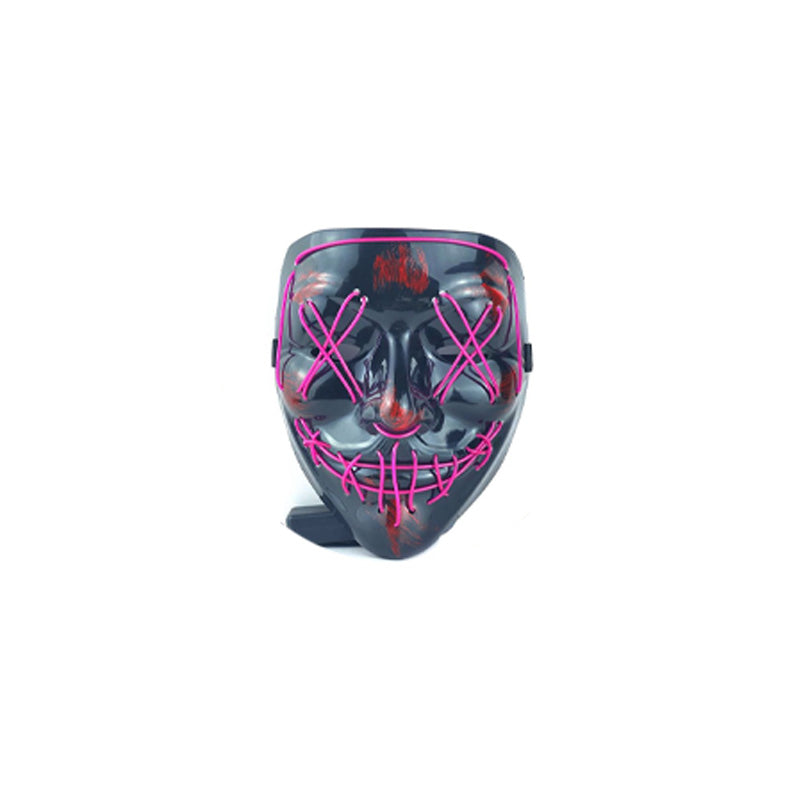 Halloween scary ghost face LED light mask