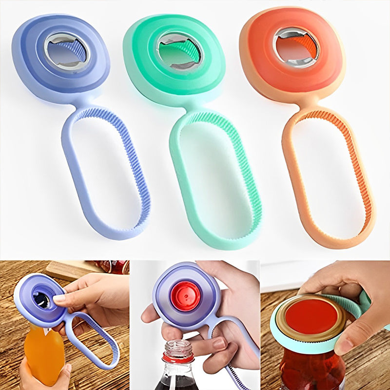 Three-in-one Bottle Opener