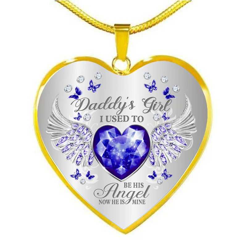 Daddy's Girl Heart Necklace