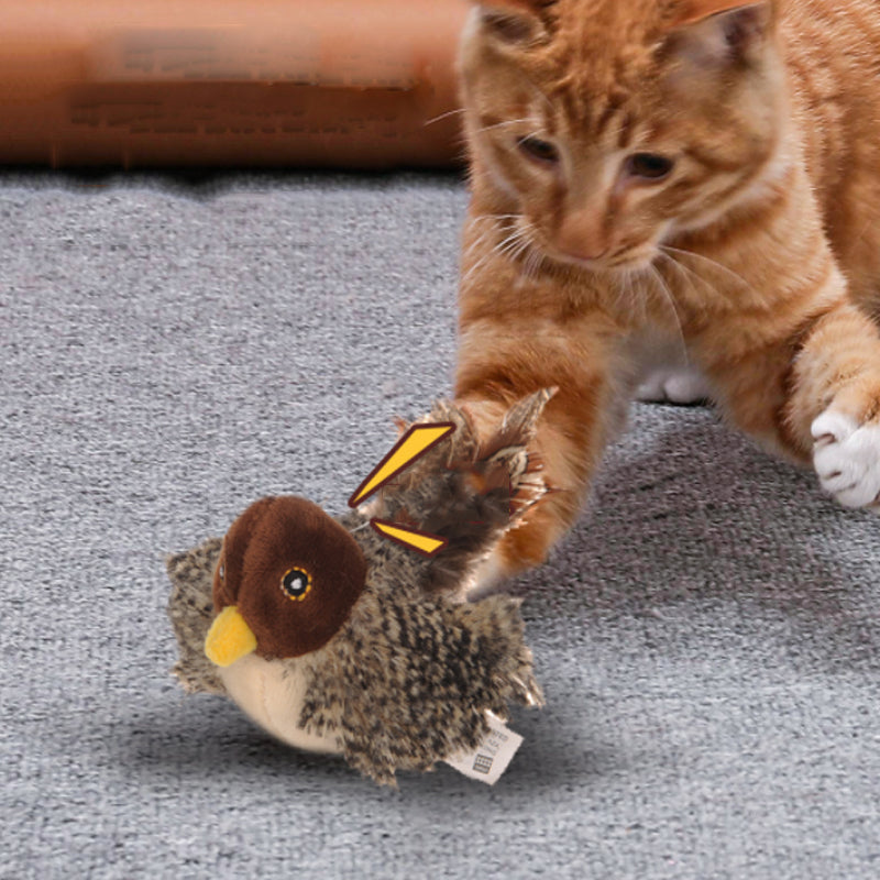 Interactive Chirping Cat Toy