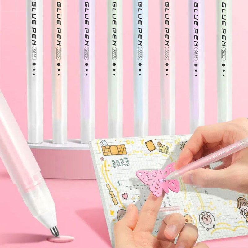 Set of 6 PCS Precision Glue Pen