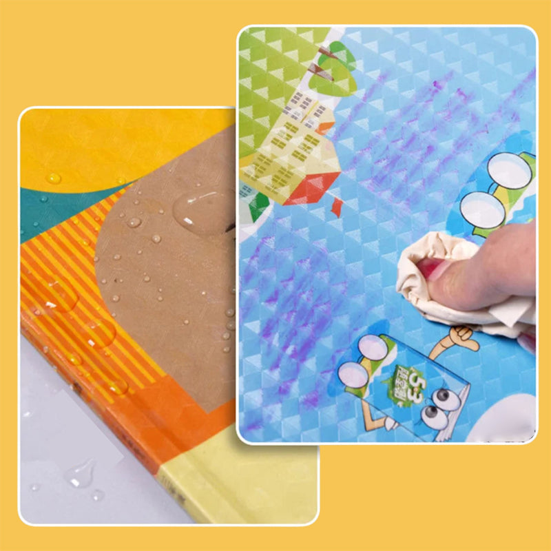 Frosted Checkered Textured Self-Adhesive Book Cover