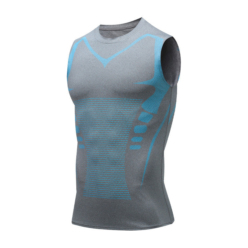 Men's Quick-Dry Sleeveless Sports Compression Tank Top