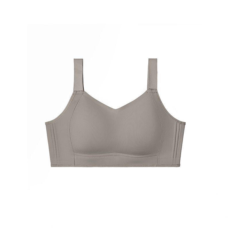 Anti-sagging large breast support bra