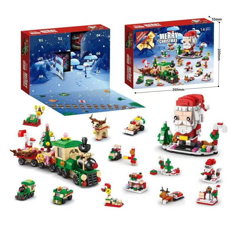 Christmas Advent Calendar Surprise Building Block Set