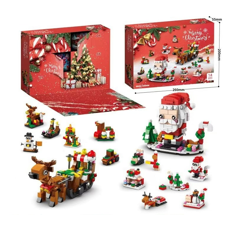 Christmas Advent Calendar Surprise Building Block Set