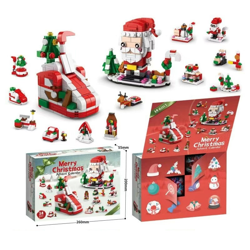 Christmas Advent Calendar Surprise Building Block Set