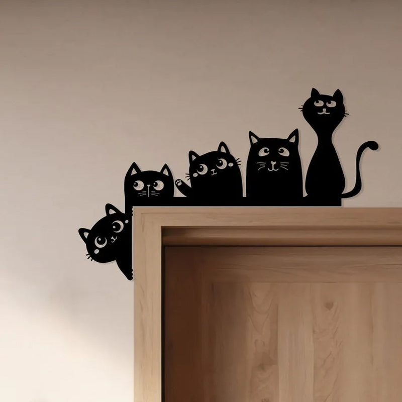 Adorable Cat Door Topper