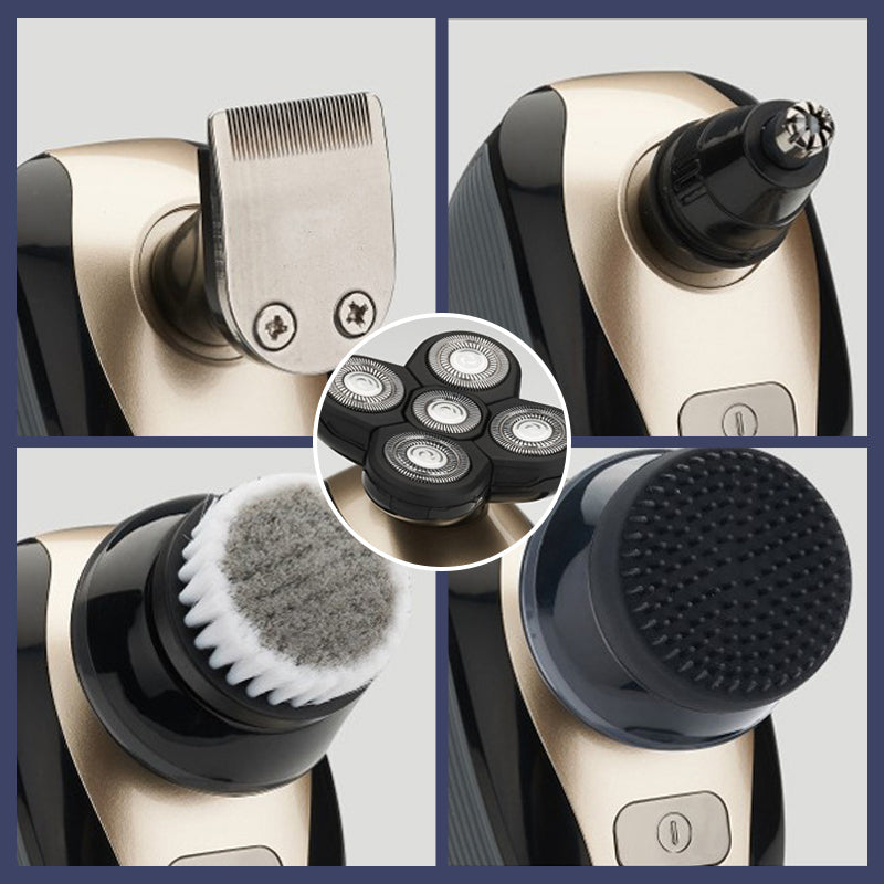 5 in 1 multifunctional 4D electric shaver