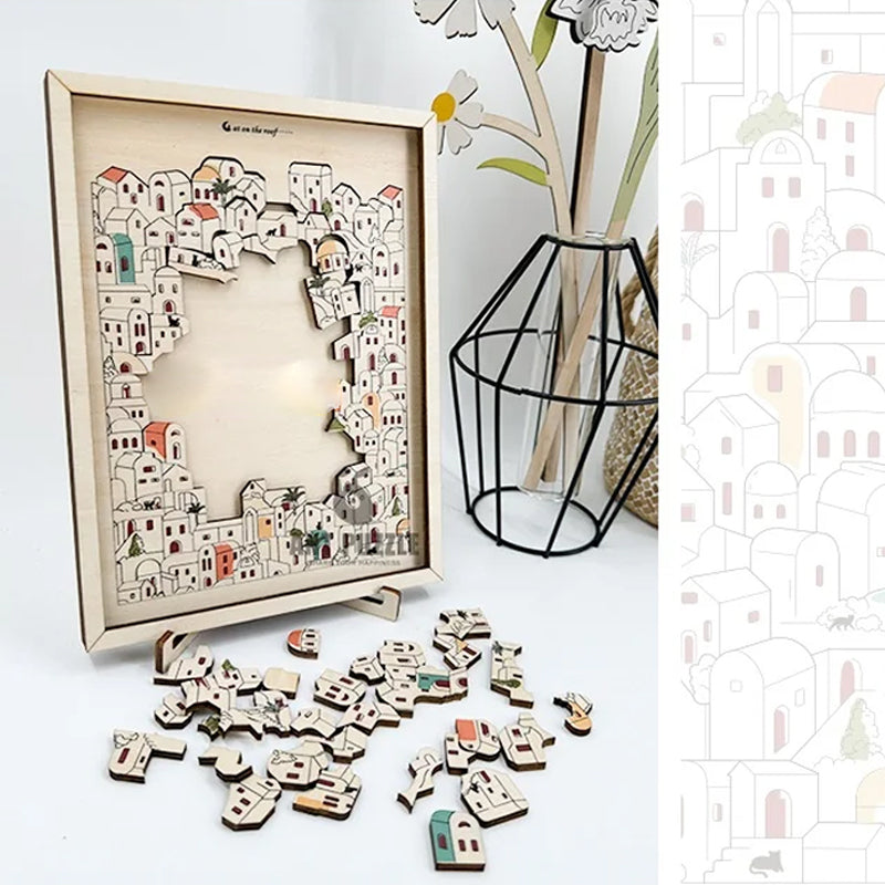100 House Shaped Jigsaw Puzzles