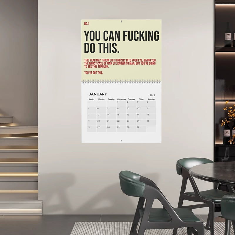 Your Kick-Ass Motivational Calendar (2025)